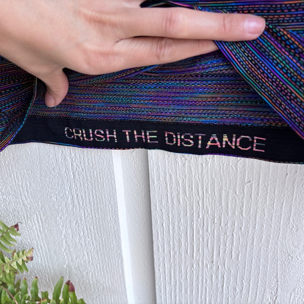 LULULEMON Swiftly Tech SS 2.0 Black Rainbow *RARE* - Picture 5 of 6